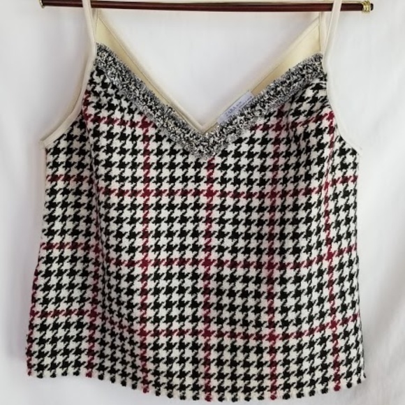ZARA Houndstooth Cami, Sz M (NWOT) - Picture 3 of 6